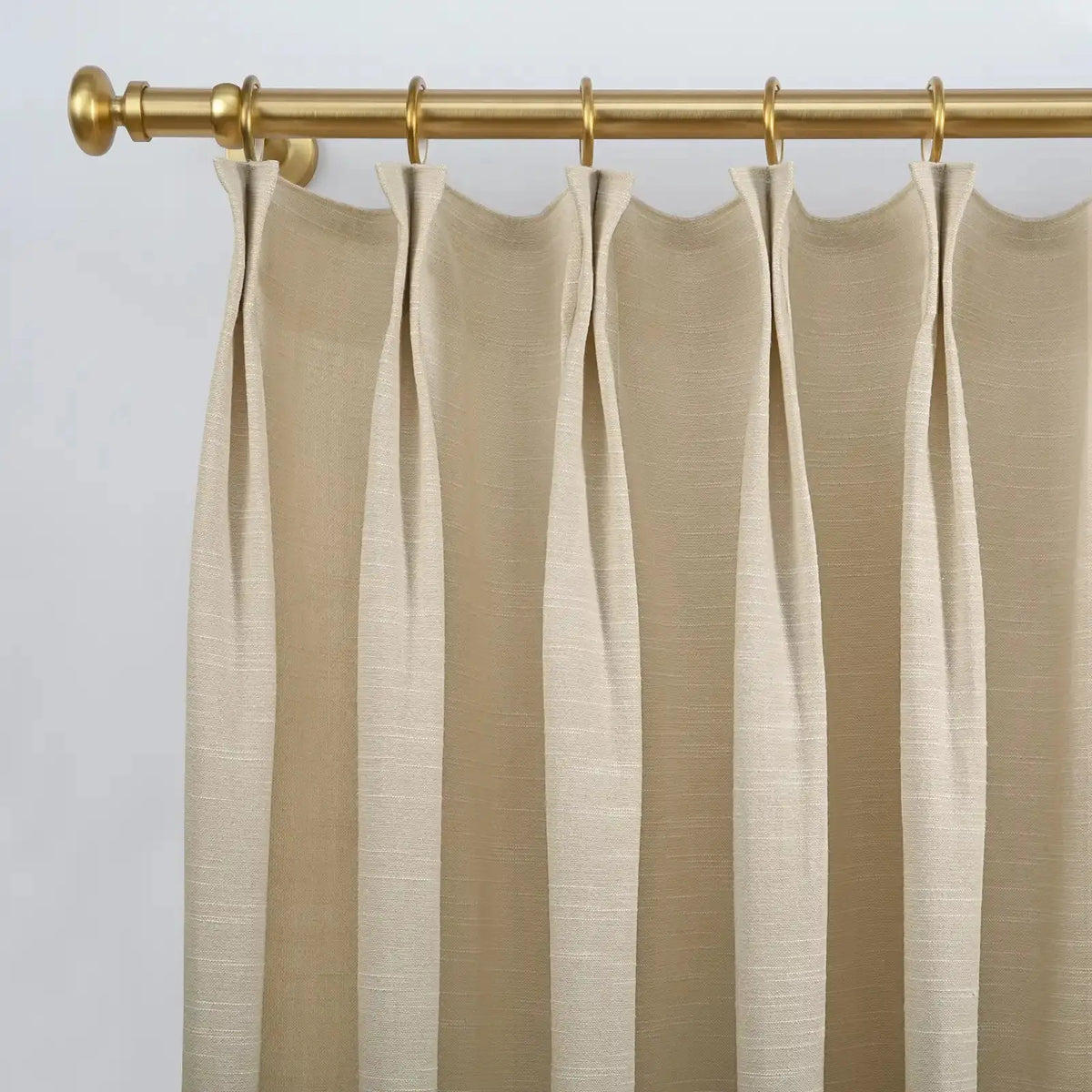 Jawara Textured Linen Cotton Pleated Curtains