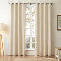 Jawara Textured Linen Cotton Eyelet Curtains