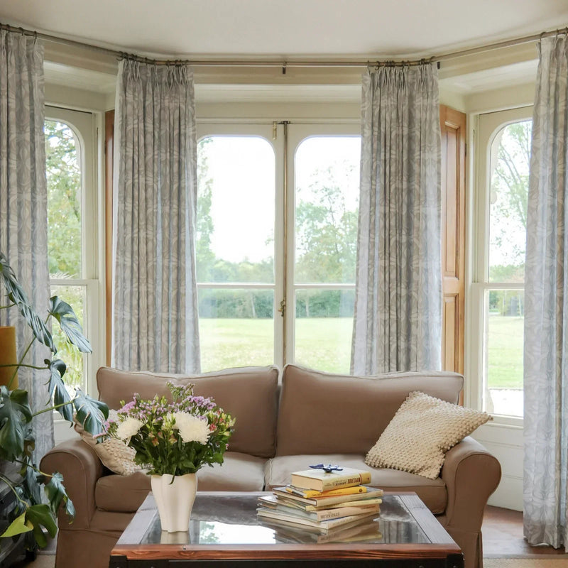 Kate Frost x TWOPAGES Woodland Patterned Cotton Pleated Curtains