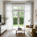 Scandina Solid Sheer Soft Top Curtains