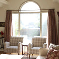 Sara Le x TWOPAGES Vintage Printed Linen Pleated Curtains