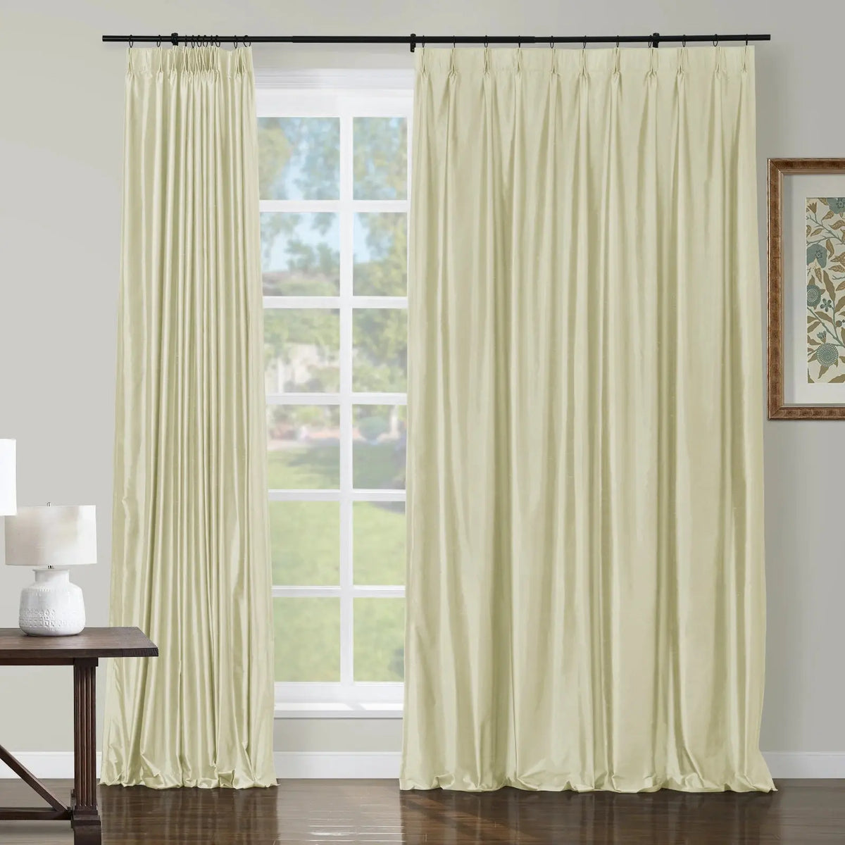 Selman Dupioni Silk Pleated Curtain