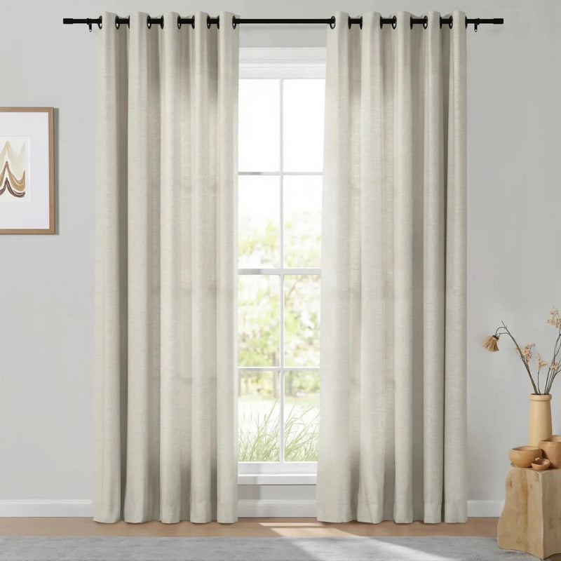 Isabella Heavyweight Cotton Eyelet Curtains