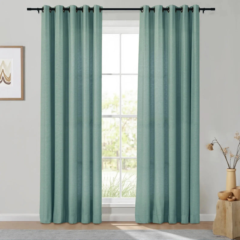 Isabella Heavyweight Cotton Eyelet Curtains