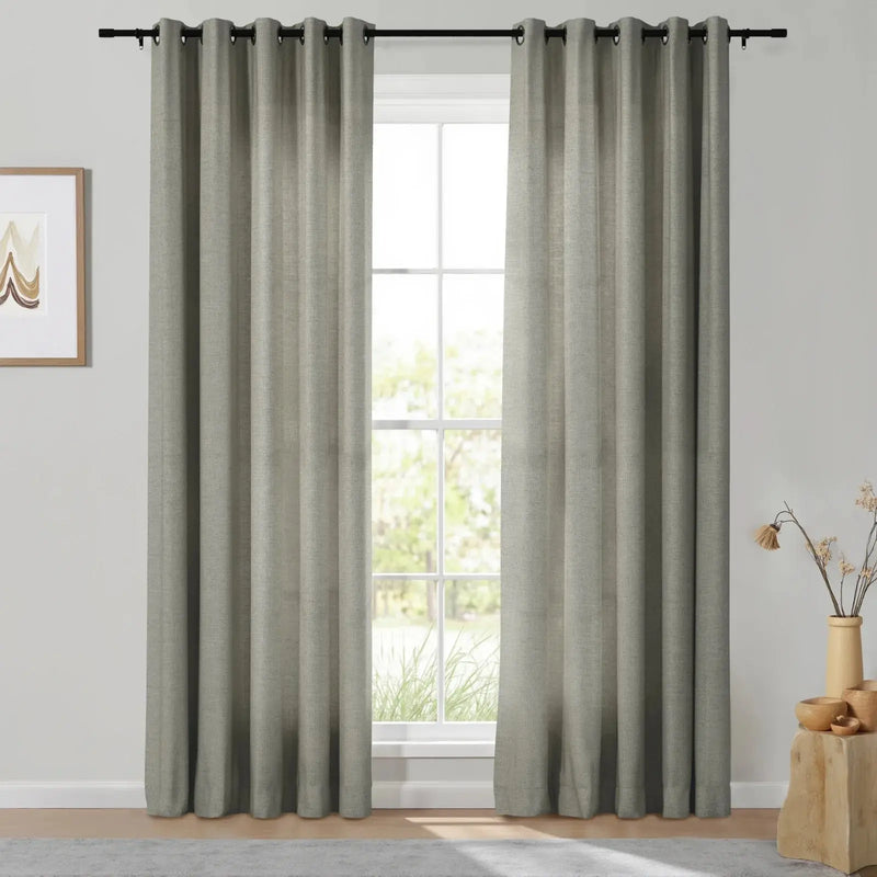 Isabella Heavyweight Cotton Eyelet Curtains