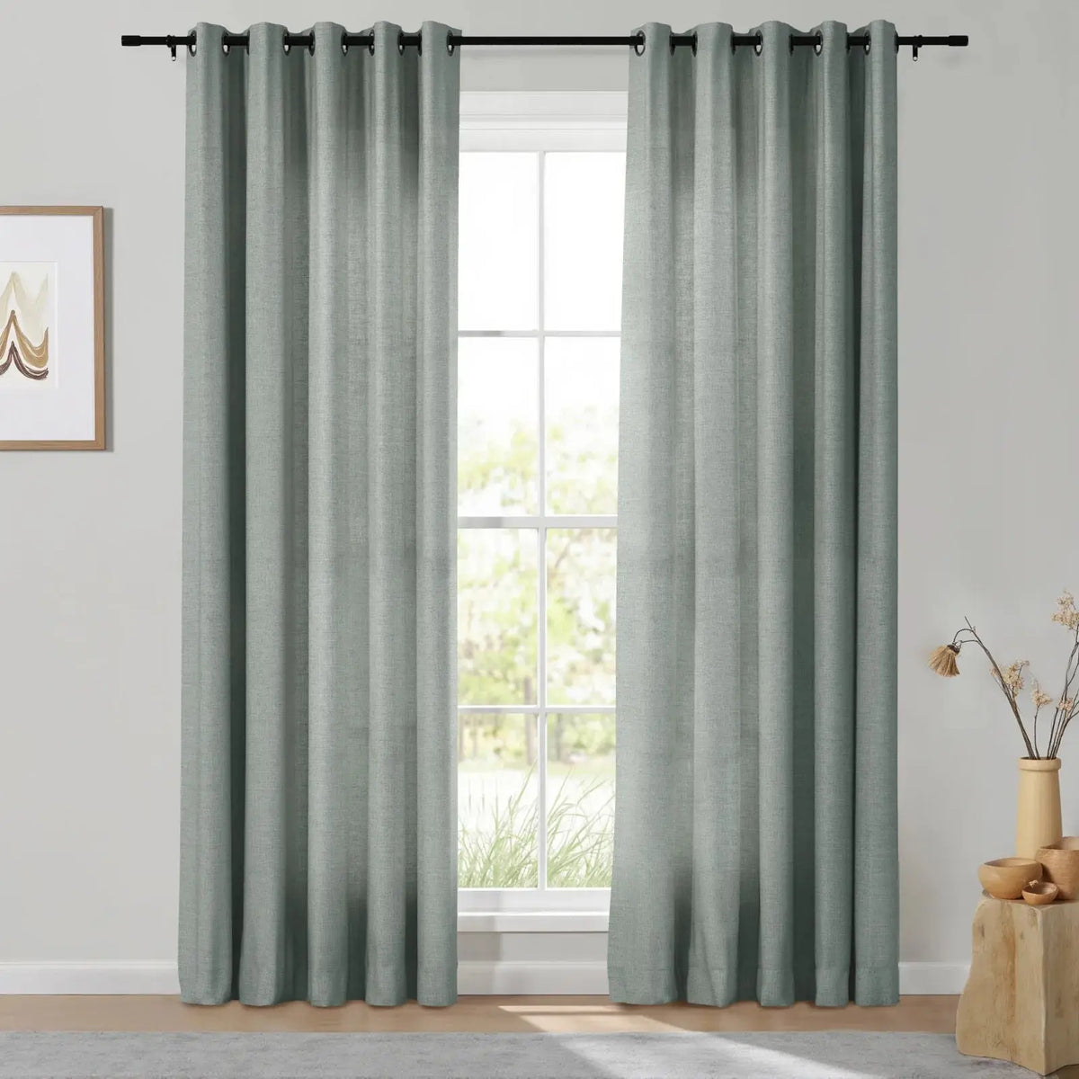 Isabella Heavyweight Cotton Eyelet Curtains