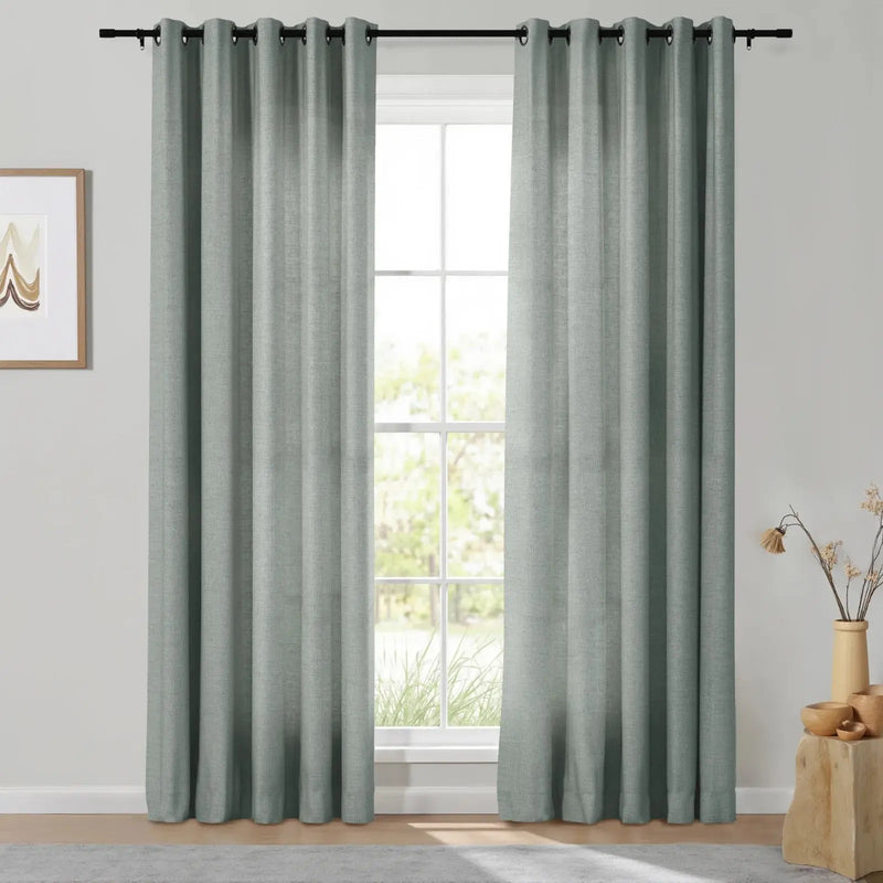 Isabella Heavyweight Cotton Eyelet Curtains