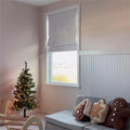 Stefana Silber x TWOPAGES Printed Linen Blend Roman Blind Cordless