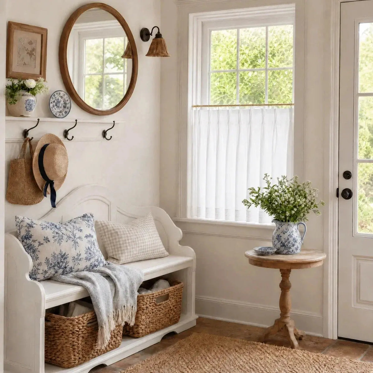 Liz Linen Cafe Curtains