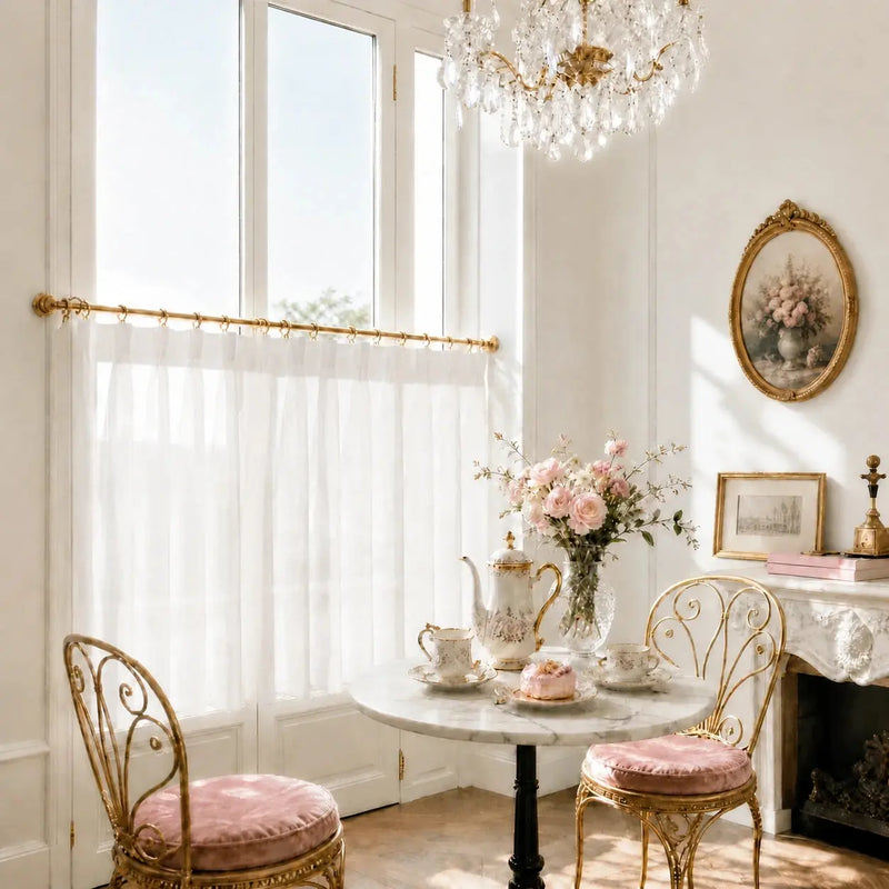 Liz Linen Cafe Curtains