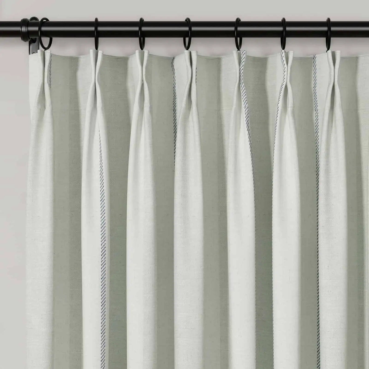 Holly Botanical Boho Pleated Curtains