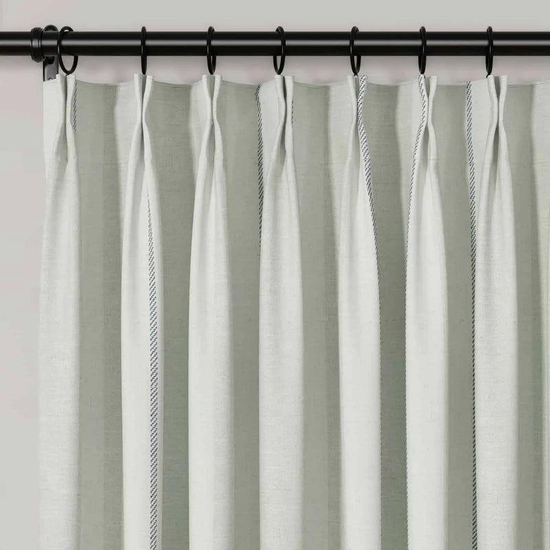 Holly Botanical Boho Pleated Curtains