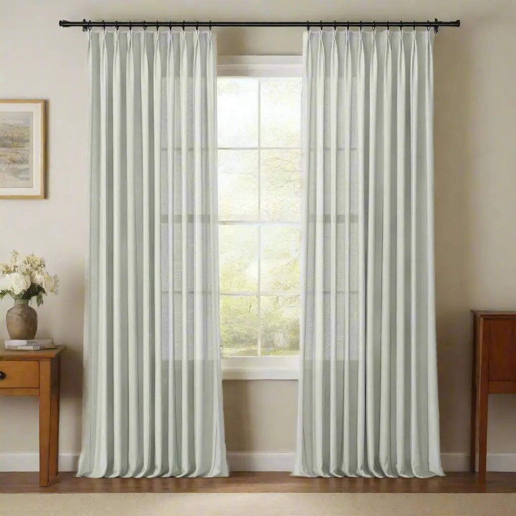 Holly Botanical Boho Pleated Curtains