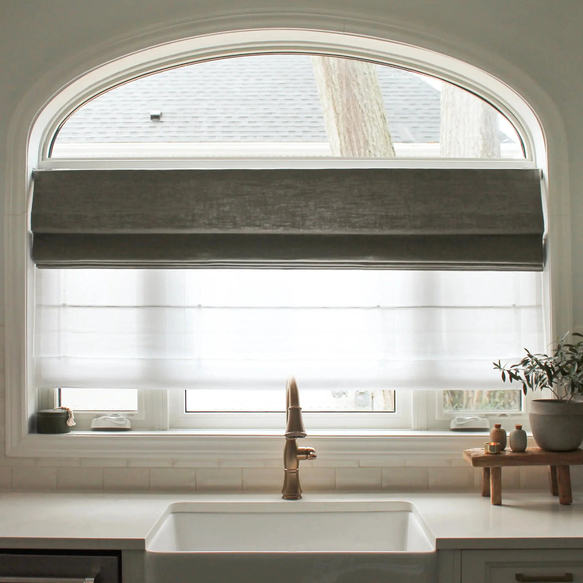 Day Night Roman Blind Cordless