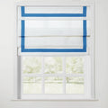 Tyrone Roman Blind with Contrast Border Cordless