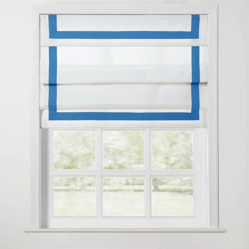 Tyrone Roman Blind with Contrast Border Cordless