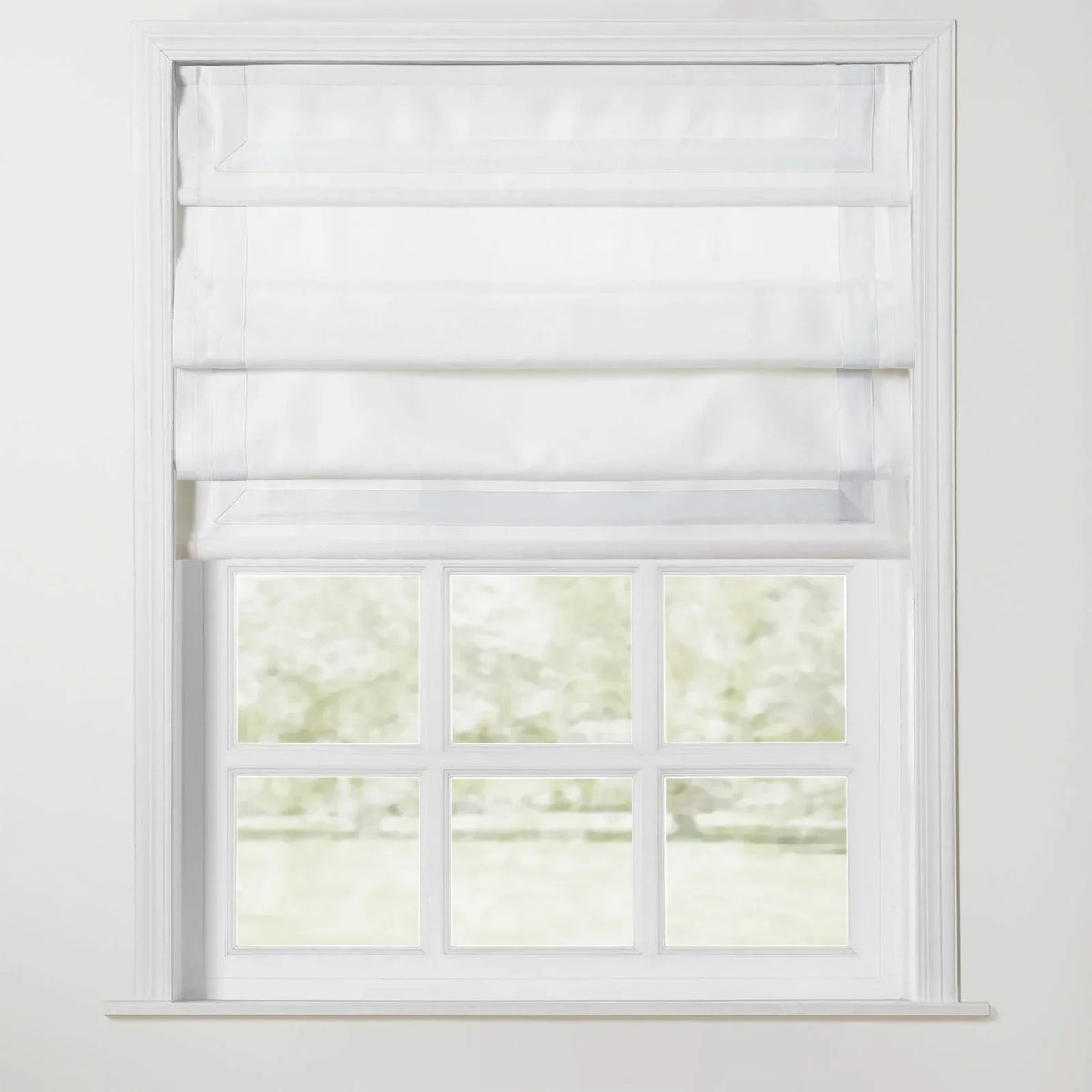 Tyrone Roman Blind with Contrast Border Cordless