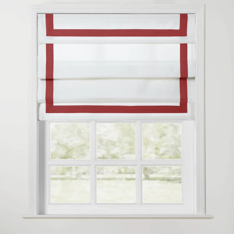 Tyrone Roman Blind with Contrast Border Cordless