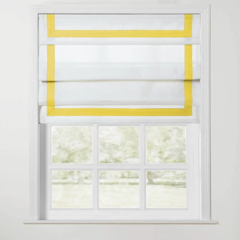 Tyrone Roman Blind with Contrast Border Cordless