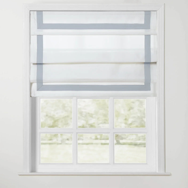 Tyrone Roman Blind with Contrast Border Cordless