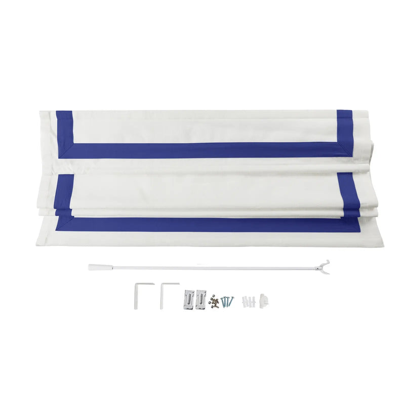 Tyrone Roman Blind with Contrast Border Cordless