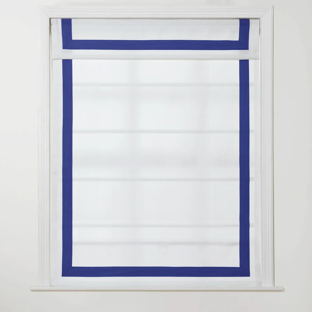 Tyrone Roman Blind with Contrast Border Cordless