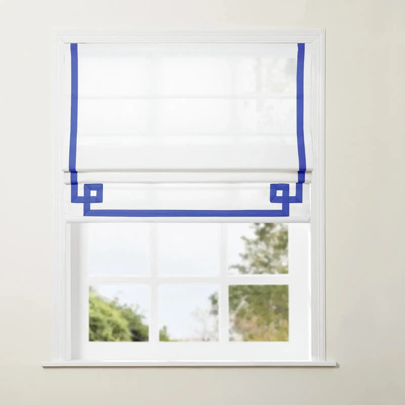 Tyrone Roman Blind with Contrast Border Cordless