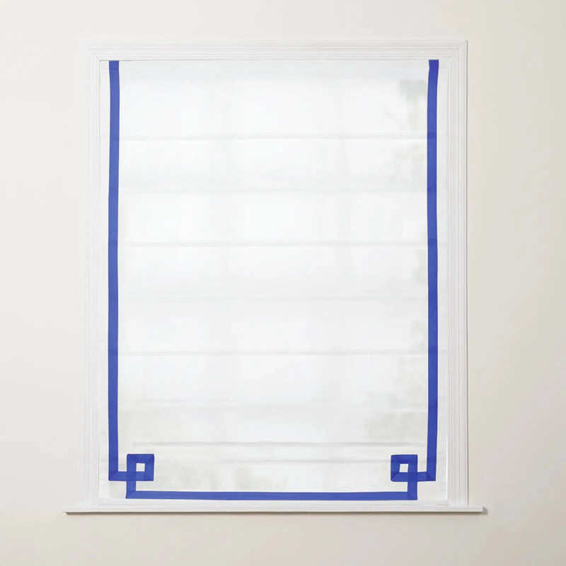 Tyrone Roman Blind with Contrast Border Cordless