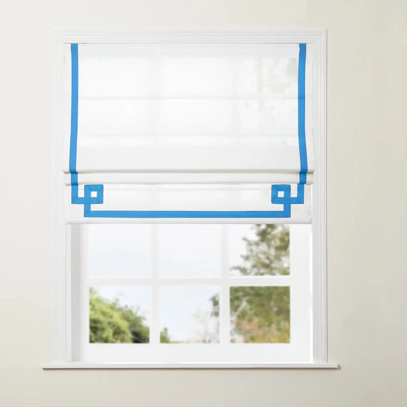 Tyrone Roman Blind with Contrast Border Cordless