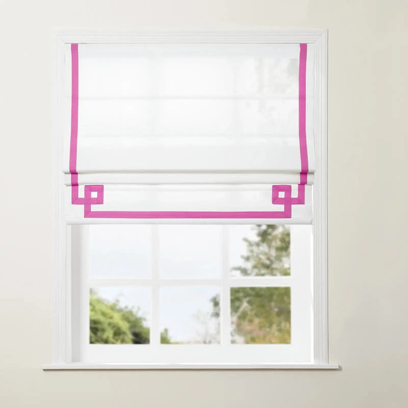 Tyrone Roman Blind with Contrast Border Cordless