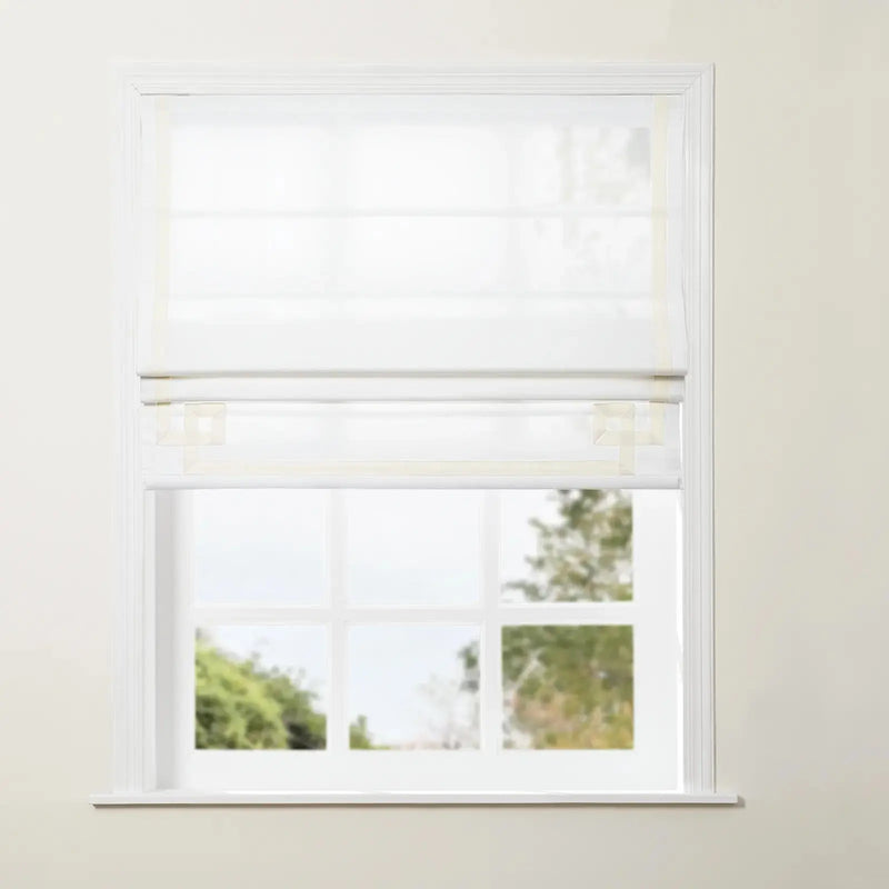 Tyrone Roman Blind with Contrast Border Cordless