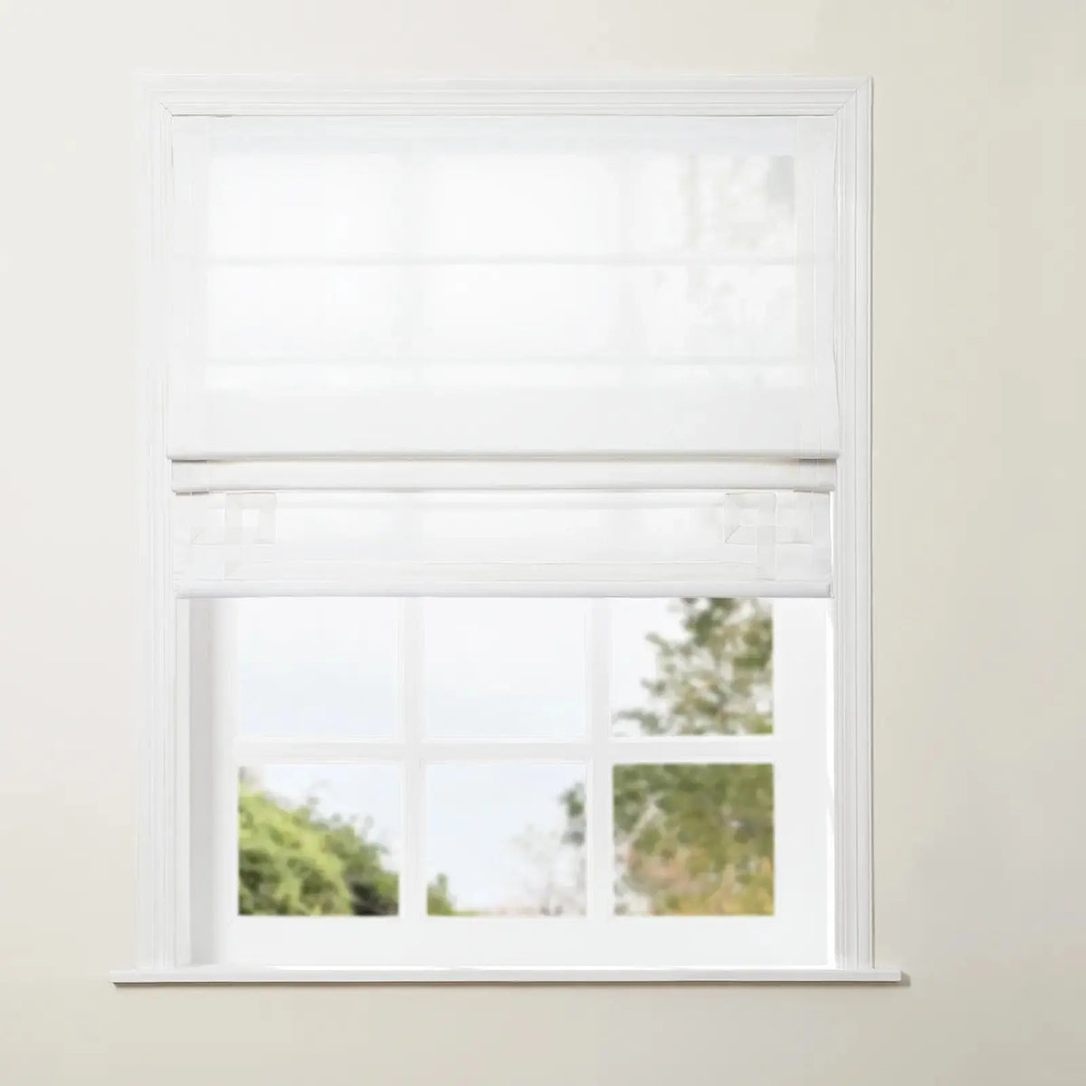 Tyrone Roman Blind with Contrast Border Cordless