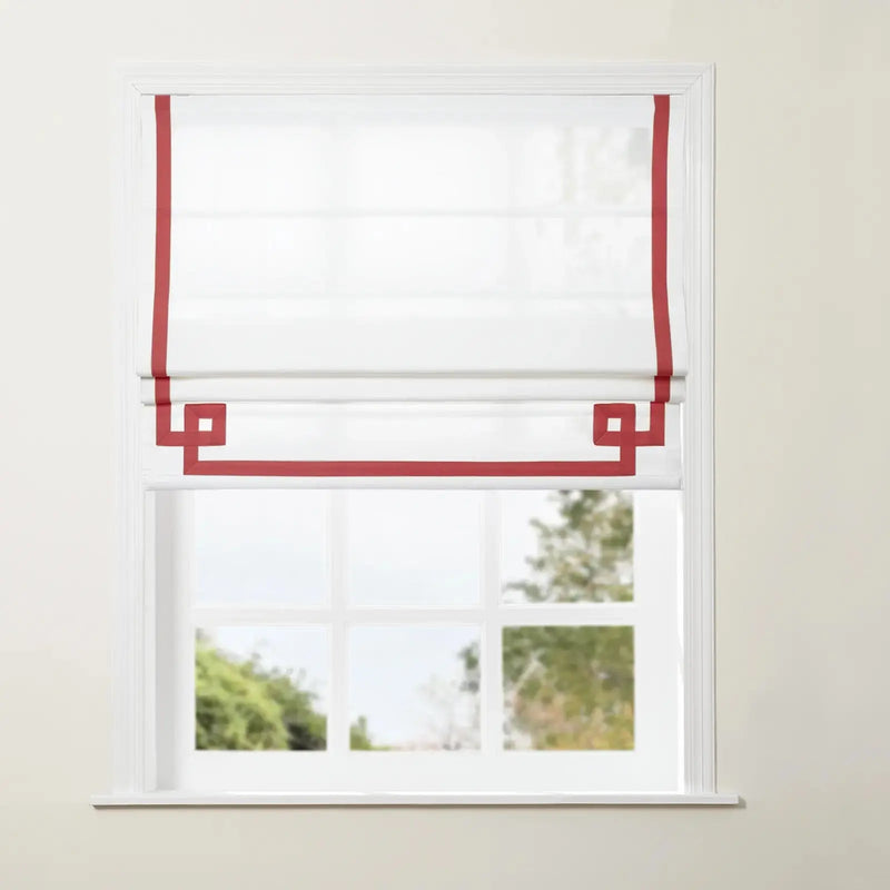 Tyrone Roman Blind with Contrast Border Cordless