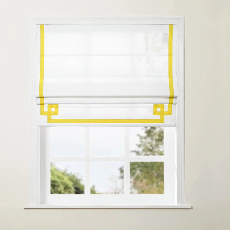 Tyrone Roman Blind with Contrast Border Cordless