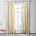 Veda Lustrous Cotton Velvet Soft Top Curtains