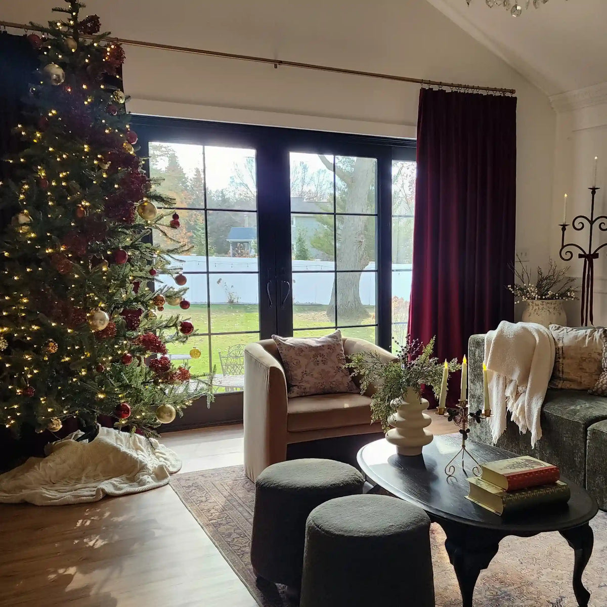 Tavis Premium Velvet Pleated Curtain