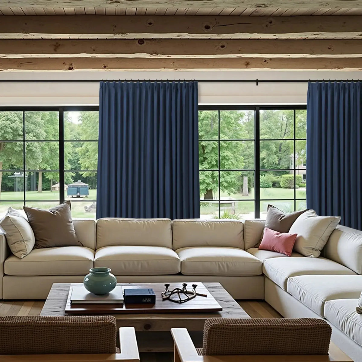 Tavis Premium Velvet Pleated Curtain