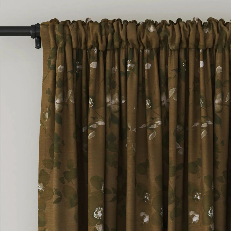 Sara Le x TWOPAGES Vintage Printed Linen Soft Top Curtains