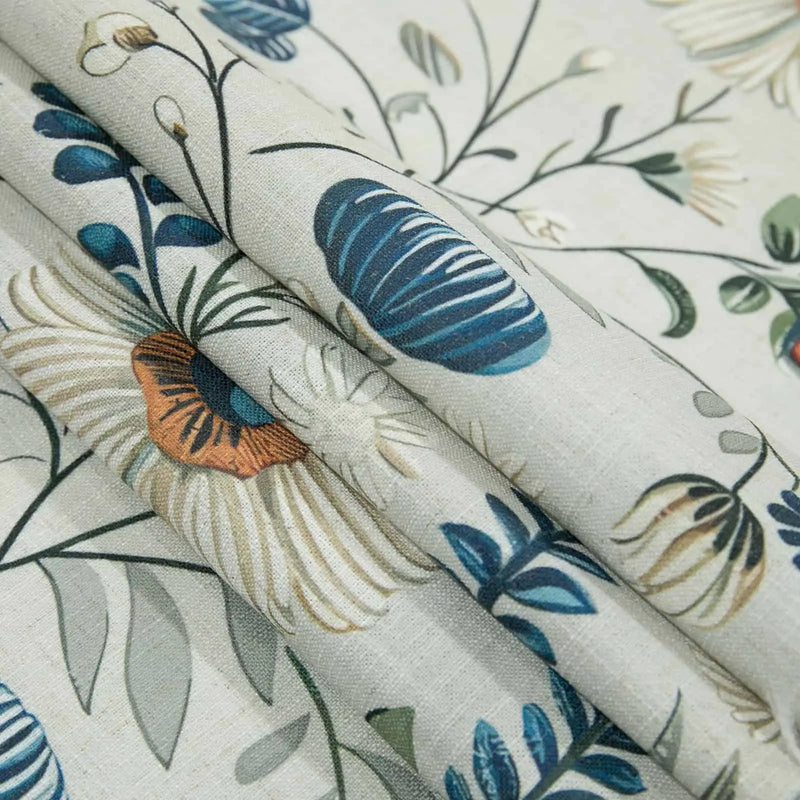 Holly Botanical Boho Pleated Curtains