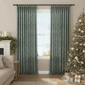 Holly Botanical Boho Pleated Curtains