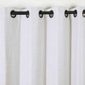 Kyla Lightweight Faux Linen Eyelet Curtains