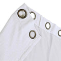 Kyla Lightweight Faux Linen Eyelet Curtains