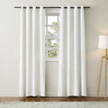 Jawara Textured Linen Cotton Eyelet Curtains