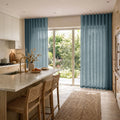 Liz Linen S-fold Curtain with Belt Hook - Lora Track