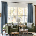 Liz Linen Pleated Curtains