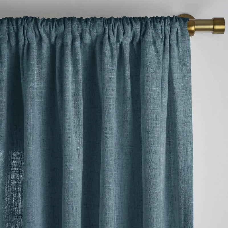 Liz Linen Soft Top Curtains