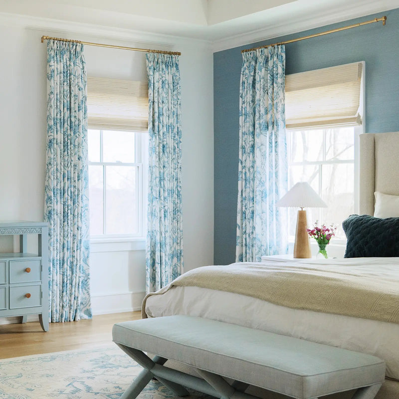 Holly Botanical Boho Pleated Curtains