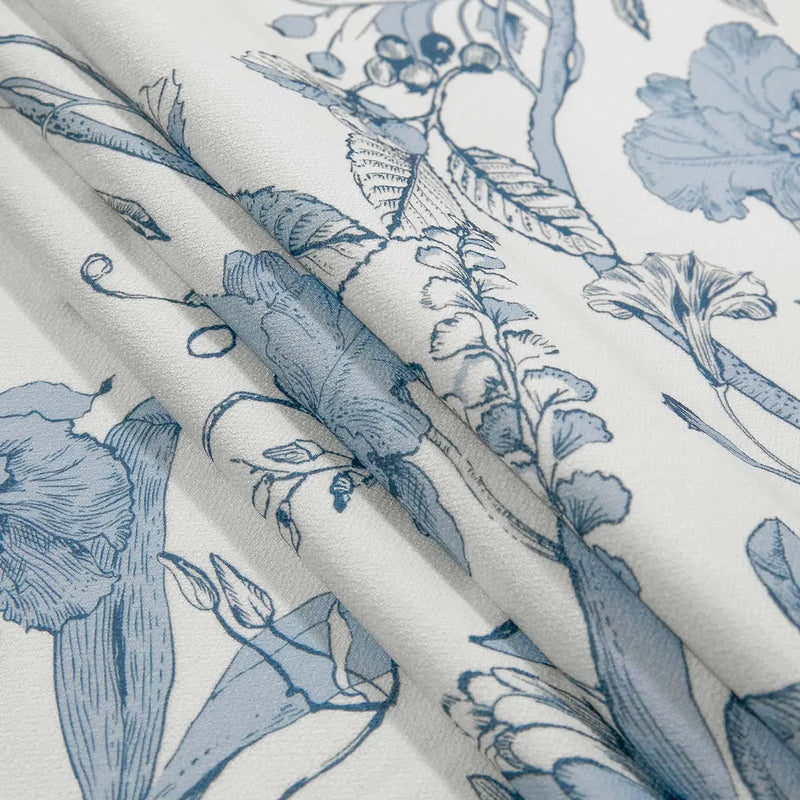 Holly Botanical Boho Pleated Curtains