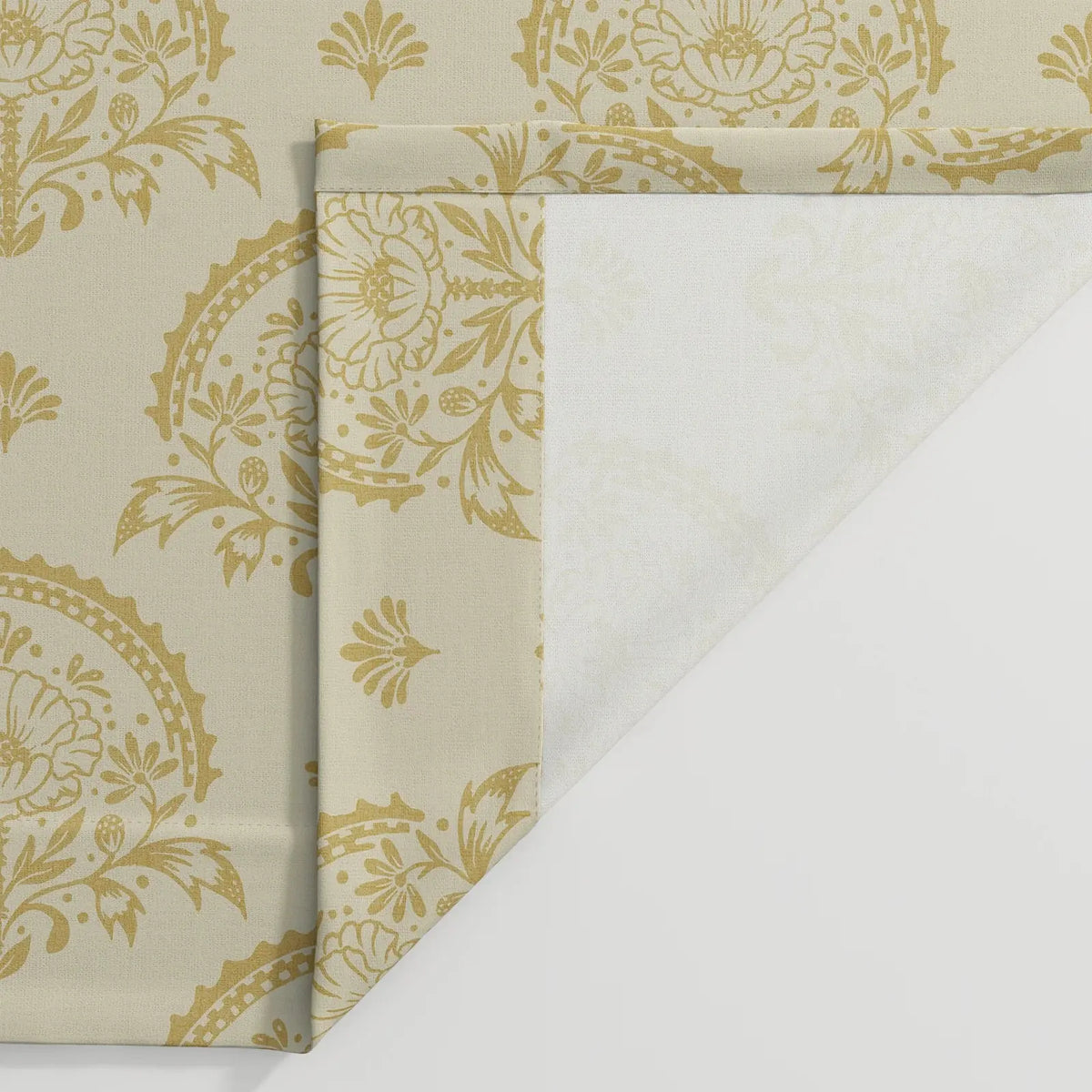 Sabrina Ramkhelawan x TWOPAGES Artisanal Canyon Grove Printed Cotton Pleated Curtains