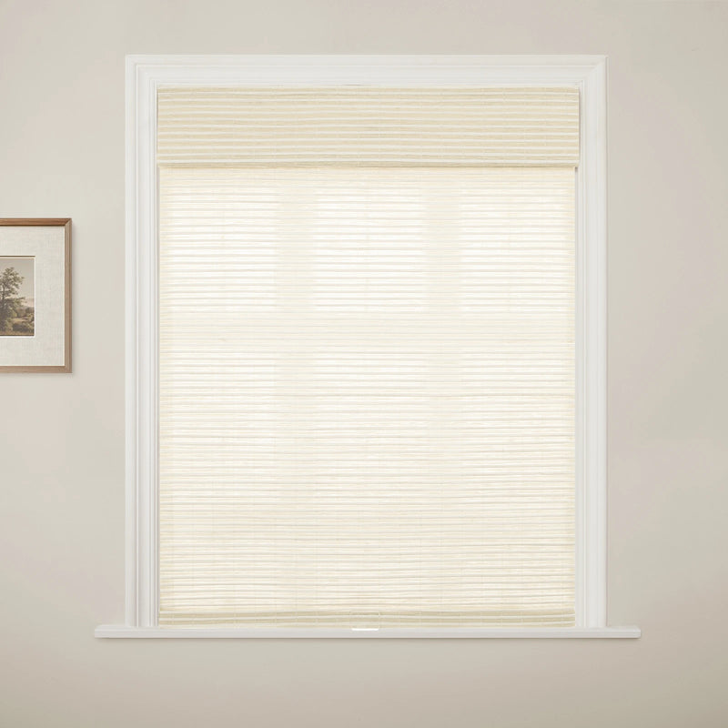 Rae Natural Ramie Jute Woven Wood Shades - Series W